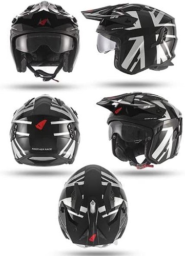 Casco moto ufo jet sheratan - moto,