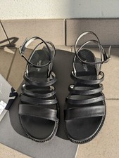 Nero Giardini sandali donna bassi Vera pelle Nero