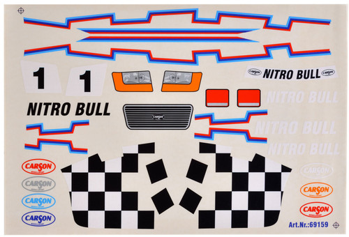 Foglio decorativo nitro - 1:10,