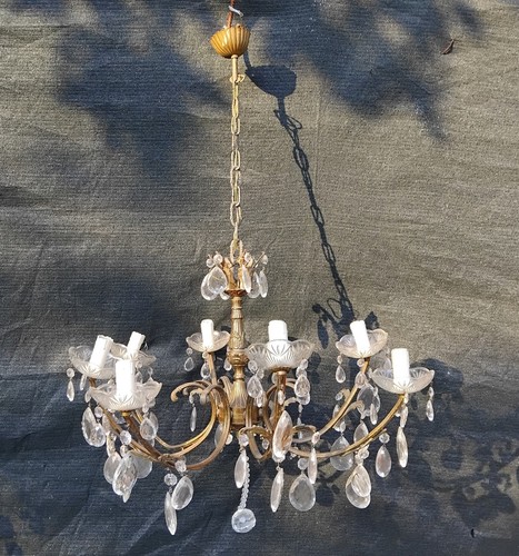 Lampadario vintage braccia - 8,