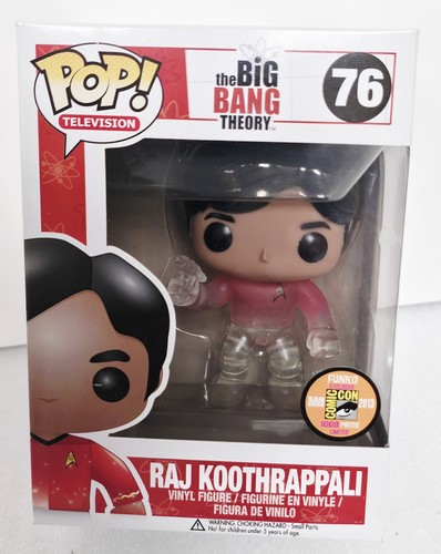Funko pop big - bang, raj