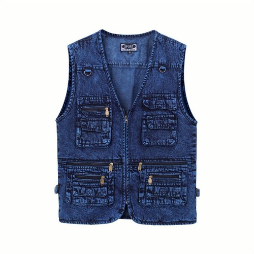 Gilet uomo jeans - gilet,