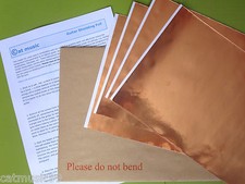 copper guitar shielding sheet