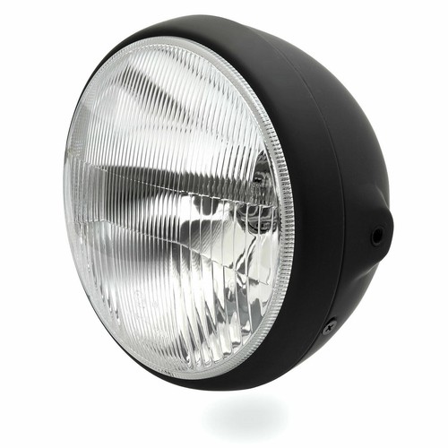 Faro moto nero - fanale, british