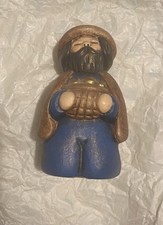 Thun presepe classico pastore con doni Blu Fuori Produzione Raro No Box