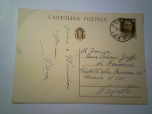 Cartolina viaggiata corato - viaggiata, da