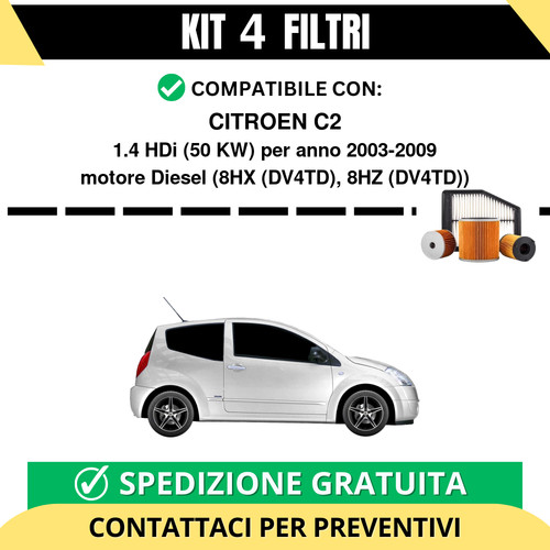 Kit filtri tagliando - tagliando, per
