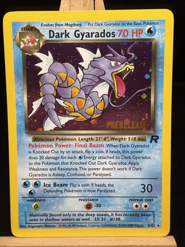Pokémon dark gyarados 82 - pokémon,