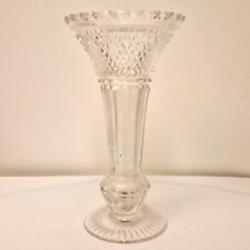 Vaso in cristallo lavorato