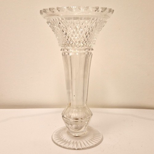 Vaso cristallo lavorato - in,