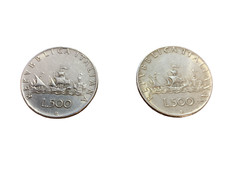 Coppia moneta 500 lire - coppia, da