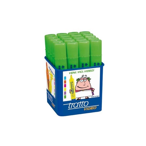 Tratto video verde fila - verde,