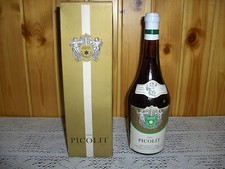 BOTTIGLIA DI VINO PICOLIT 1973  CON ASTUCCIO  UNA VERA RARITA' 