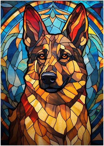 Puzzle pastore tedesco - , in