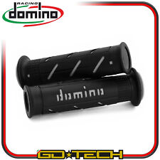 MANOPOLE DOMINO A250 MOTO SCOOTER STRADALI Nero Grigio ON ROAD RACING Forate