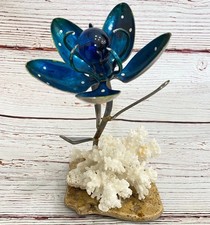 Homemade Blue Enamel Spoon