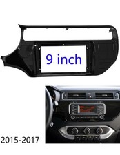 Mascherina Autoradio 2DIN Kia Rio 15  Adattatore Plancia Stereo 9 Pollici