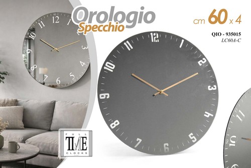 Orologio parete specchio