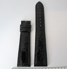 Cinturino Originale Baume & Mercier in Pelle Nera Transpacific - Ansa 16/20