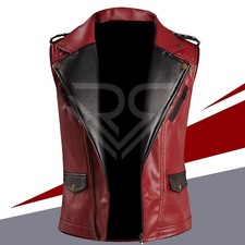 Gilet di pelle Thunder Warrior