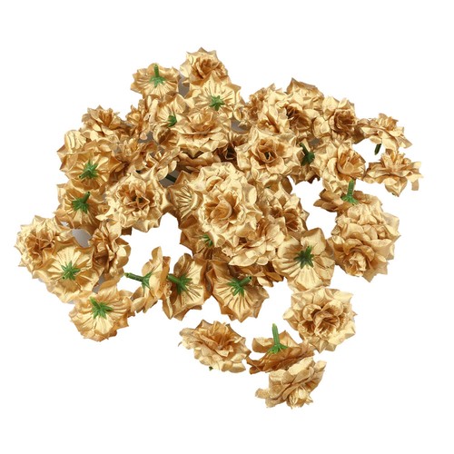 50pcs teste fiori rosa - fiori,