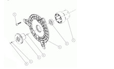POMPA ACQUA COMPLETA PER ATOMIZZATORE M1200 NUOVO TIPO CIFARELLI