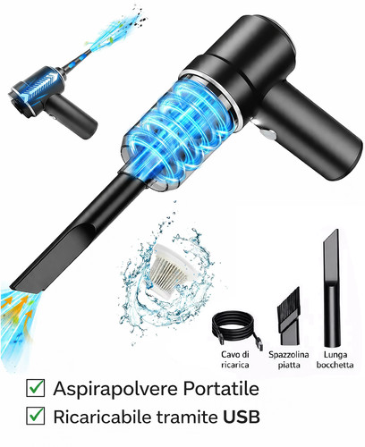 Mini aspirapolvere portatile - mini,