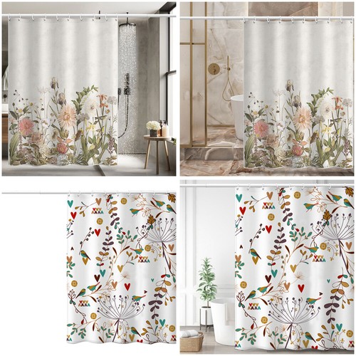 Tenda doccia piccola fiore