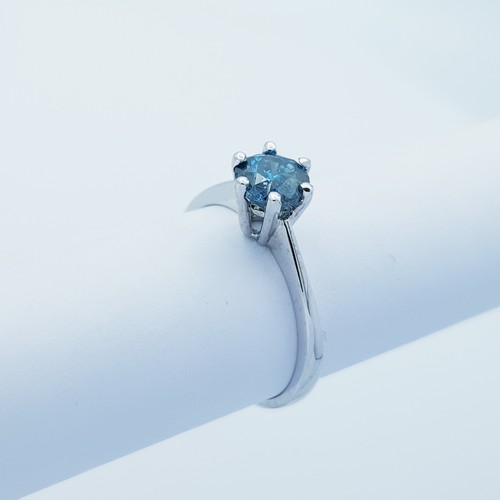 Anello solitario con diamante - anello,