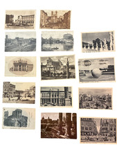 Lotto 14 Cartoline Roma Tivoli Viaggiate 1913-1950 Regno Posta Militare Vintage