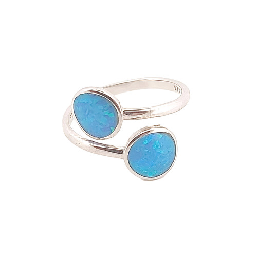 Anello avvolgente argento - avvolgente,