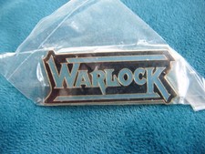 Warlock German heavy speed power metal Band logo Vintage 80s badge