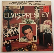 '65 Christmas 45 EP ELVIS PRESLEY Christmas Songs RCA VICTOR 4108 Dog On Side