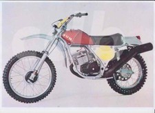 depliant, brochure MOTO SWM 250 SILVER VASE 7V. 1976 ENDURO VINTAGE -MOTO EPOCA
