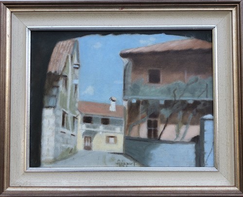 Sconosciuto pittore vista - pittore,