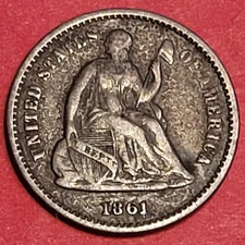 1861 seduto Liberty mezza