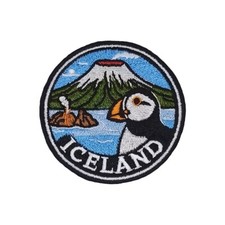 Islanda Puffin, vulcano, toppa