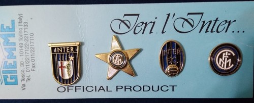 Lotto spille inter - spille, vintage