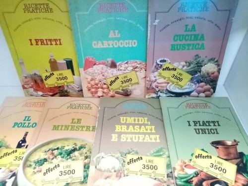 Lotto fascicoli cucina - fascicoli,