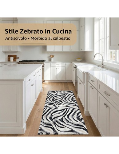 Tappeto cucina runner - runner, zebrato