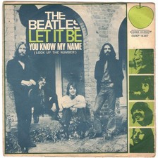 Disco 45 giri THE BEATLES Let