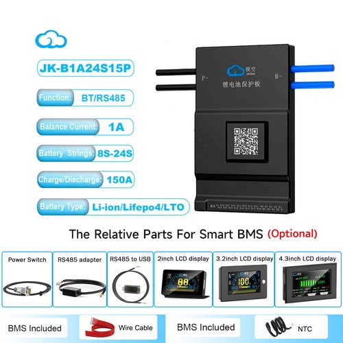 Bms 24s 24v - 8s-24s, 24v-72v