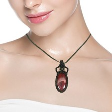 Collana diaspro macramè