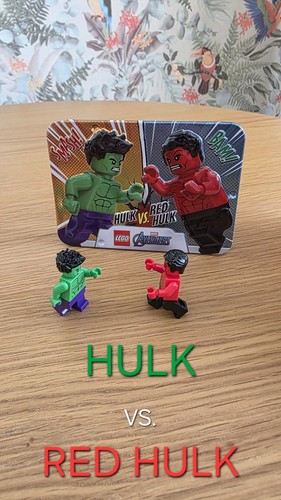 Lego hulk red new - vs.,