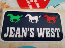 ADESIVO  JEANS WEST  12 CM