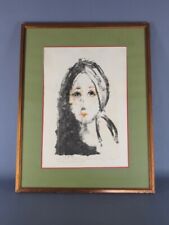 LORENZO PIEMONTI QUADRO DIPINTO VOLTO DONNA OPERA UNICA 1978