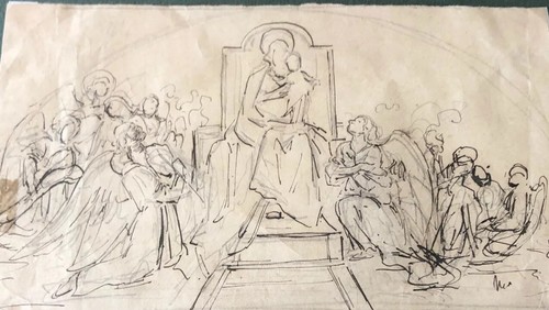 Antico disegno xix - antico,