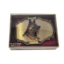 Fibbia cintura vintage cane