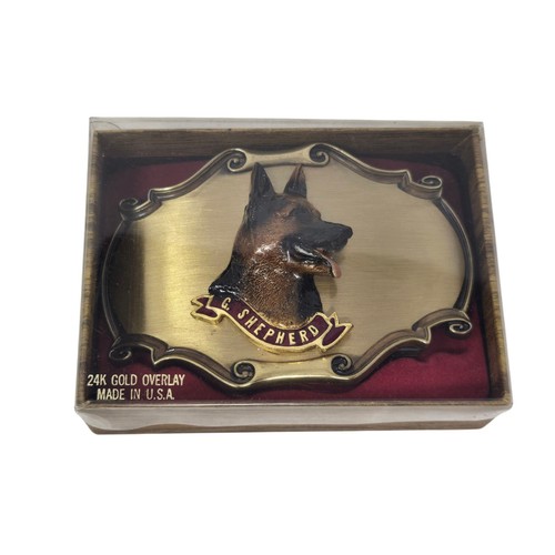 Fibbia cintura vintage cane