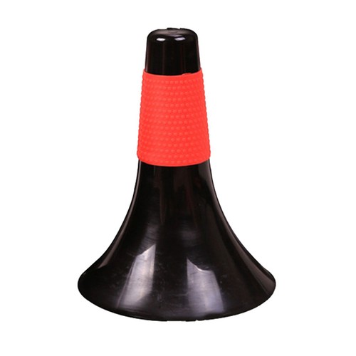 Cono calcio - (nero+rosso)cono,